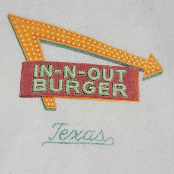 In-N-Out Burger SS White Unisex Tee Classic Cars - Size XXL - Picture 5 of 6